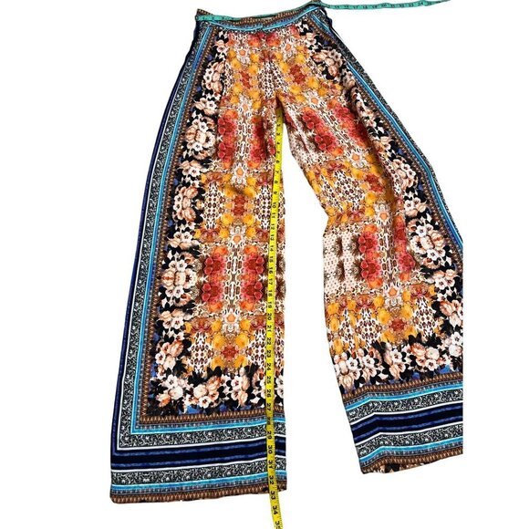 Ranna Gill by Anthropologie Airy Samaire Wide Leg Printed Floral Pant Size 0 - Picture 11 of 12